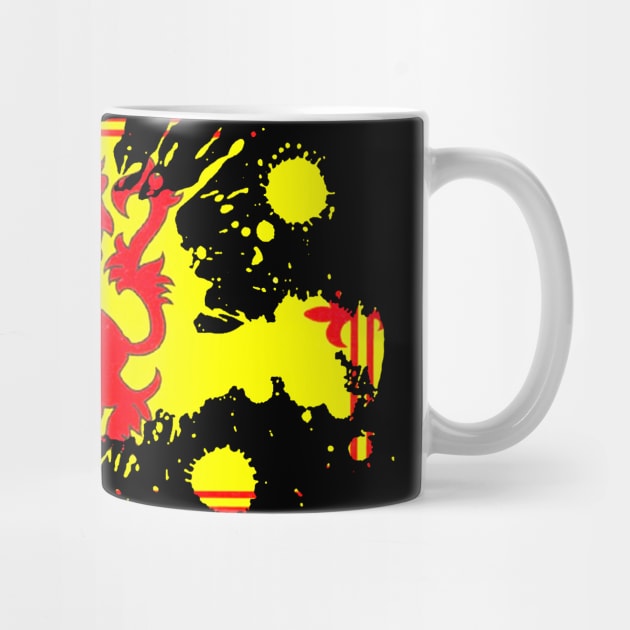 Scotland Flag Lion Rampant by GoldenGear